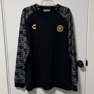 Pittsburgh Riverhounds Sweatshirt | Charly | Black with Camo Sleeves | Size XL